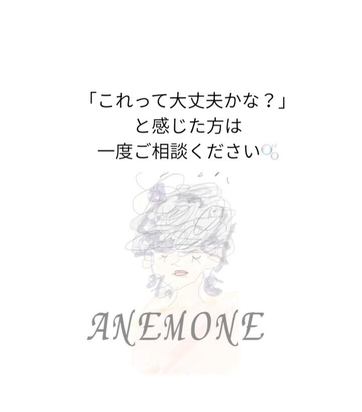 今週のANEMONEのおはなし